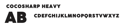 A sample of cocosharp heavy font.